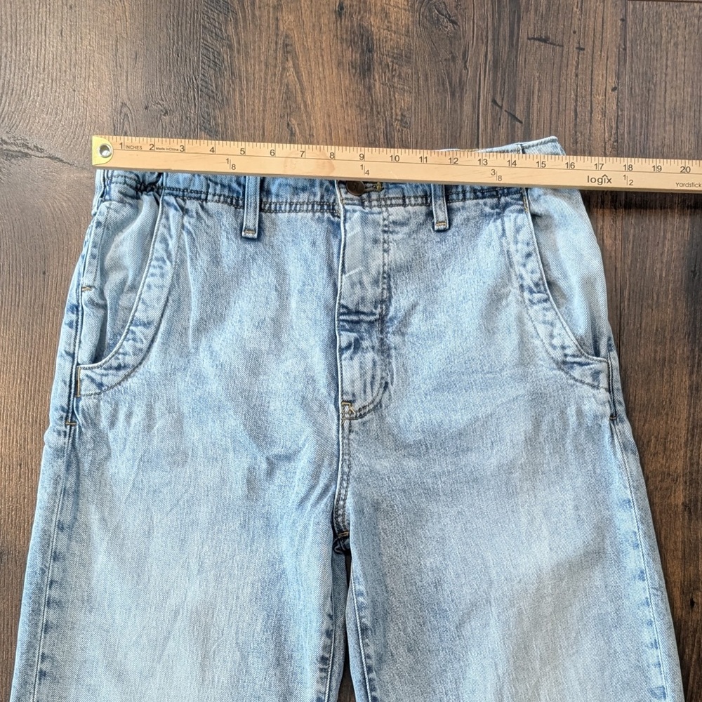 Anthropologie Pilcro Baggy High Waist Jeans Light Wash Size 28 - Picture 8 of 10